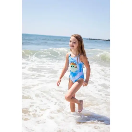 Star Wars The Child Girls One Piece Bathing Suit Toddler to Big Kid image {6}