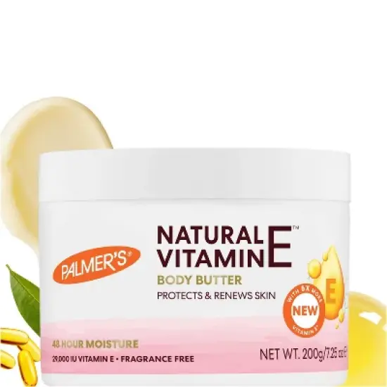 Palmer's Natural Vitamin E Body Butter Unscented - 7.25oz image {2}