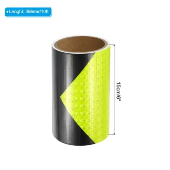 Unique Bargains High Visibility Waterproof Self-Adhesive Warning Reflective Tapes image {1}