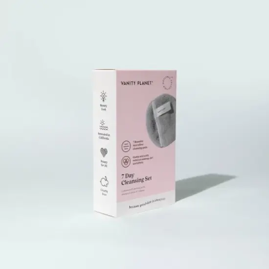 Vanity Planet 7 Day Cleansing Pad Face Sponge - 1ct image {3}