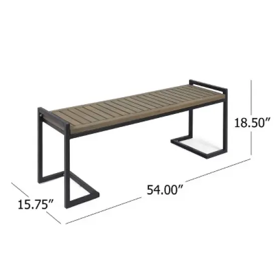 MOEPISY Patio Backless Bench image {5}