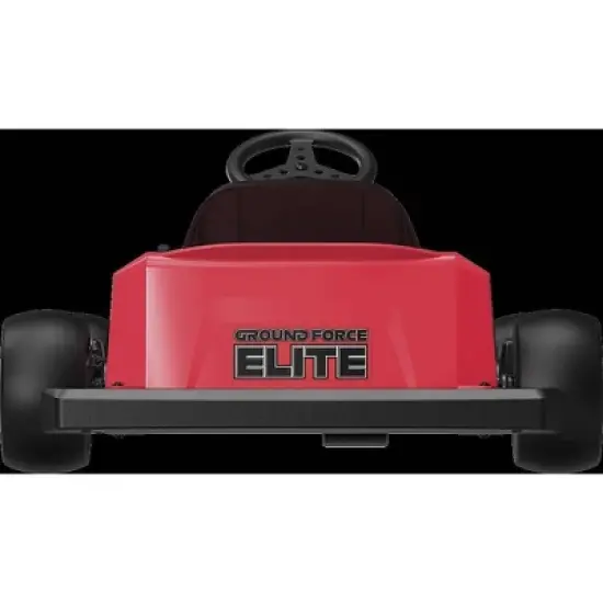 Razor Ground Force Elite Powered Go Kart - Black/Red: Steel Frame, 200 lb Capacity image {2}