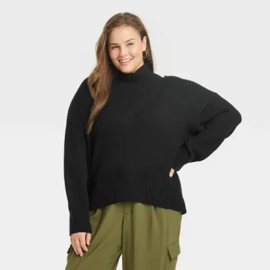 Women's Mock Turtleneck Pullover Sweater - A New Day&trade; image {3}