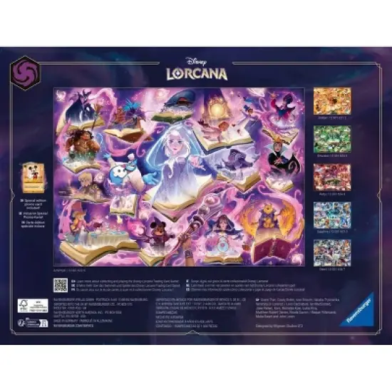 Ravensburger Disney Lorcana TCG - Glimmers of the Realm: Amethyst Jigsaw Puzzle 1000pc image {1}