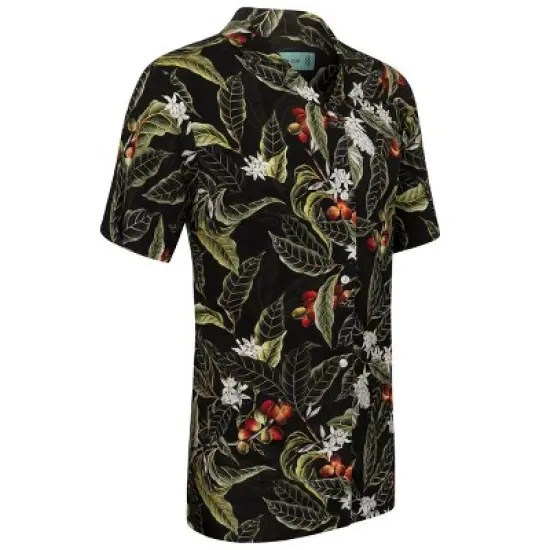 Mio Marino Mens Casual Button-Down Hawaiian Short Sleeve Shirt image {15}
