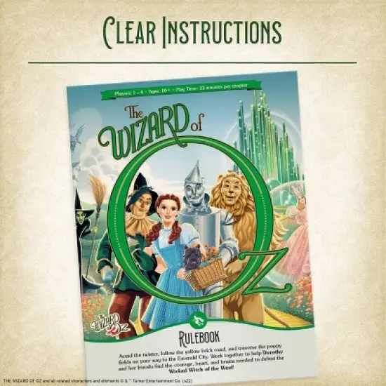 Ravensburger The Wizard of Oz Adventure Board Game: 1-4 Players Strategy, Creative Thinking, Problem Solving image {5}
