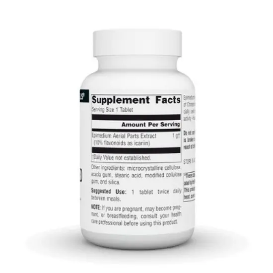 Horny Goat Weed 1000 mg by Source Naturals, Inc.  -  60 Tablet image {1}