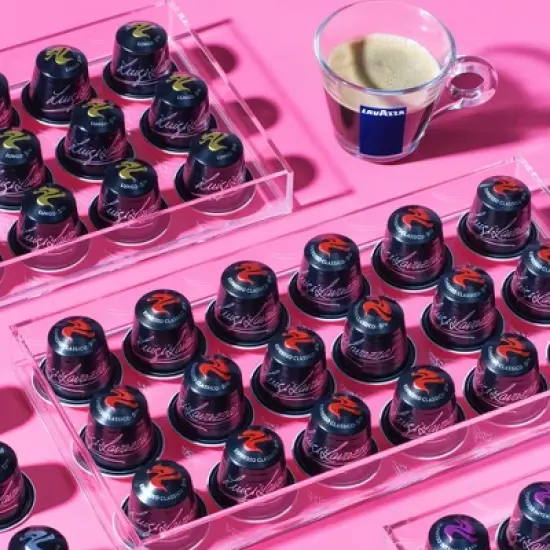 Lavazza Espresso Variety Pack of Aluminum Capsules Compatible with Nespresso* Original Machines, Contains Light, Medium, and Dark Roast (60 Capsules) image {7}