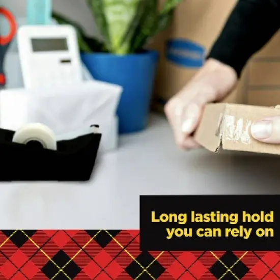 Scotch&reg; Transparent Tape, 3/4 in. x 275 in., 4 Dispensers/Pack: Gift Wrap & Packing Tape, Clear, Plastic, Refill image {6}