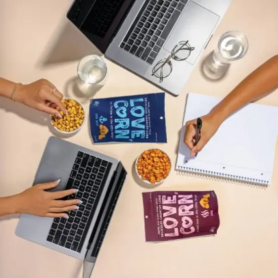 LOVE, CORN BBQ Crunchy Corn - 4oz image {6}