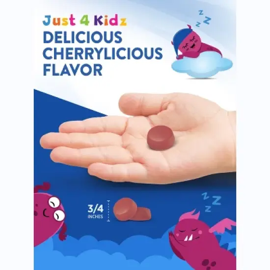 Nature's Truth Kids Melatonin Gummy | 1mg | 40 Count | Cherrylicious Flavor image {3}