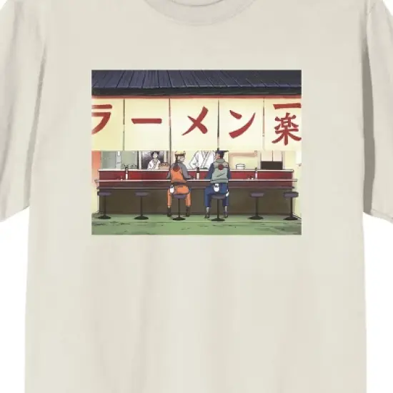 Naruto Shippuden Dinner Time Crew Neck Short Sleeve Tofu Unisex Adult T-shirt image {1}