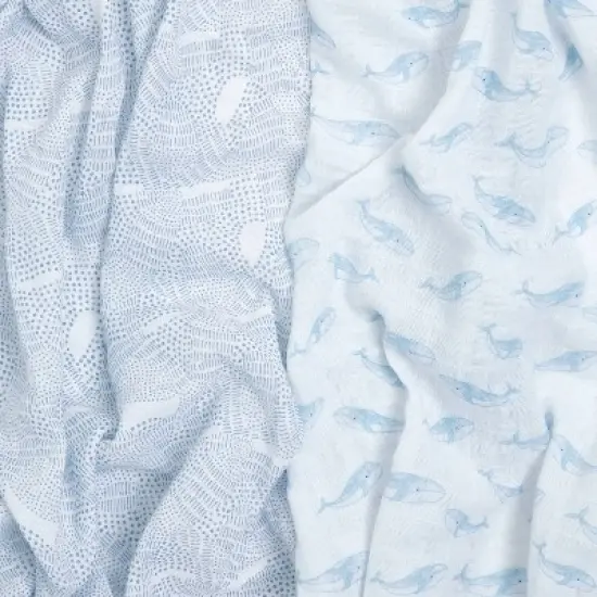aden + anais Organic Swaddles Baby Blankets - 2pk image {3}