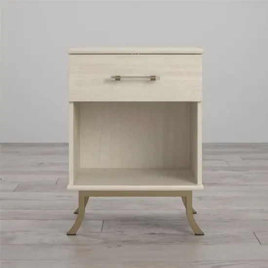 Little Seeds Monarch Hill Clementine Nightstand, White image {1}