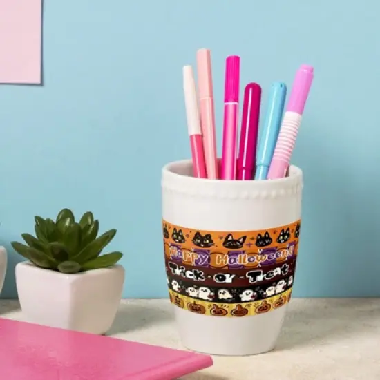 Wrapables Halloween Washi Tape for Scrapbooking, Stationery, Diary, Card Making, 11pc Trick or Treat image {6}