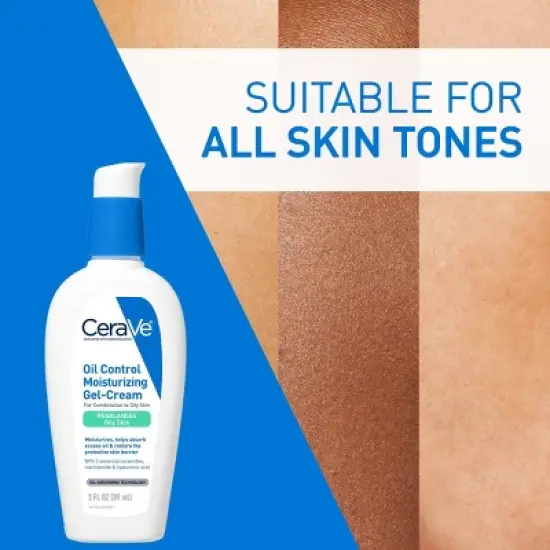CeraVe Oil Control Face Gel Cream - 3 fl oz image {4}