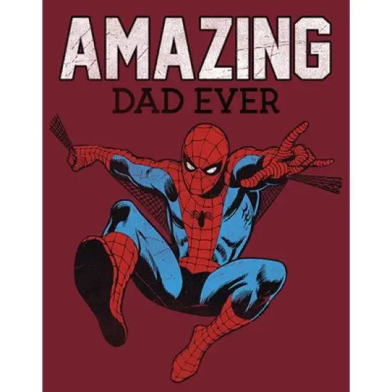Men's Marvel Spider-Man Amazing Dad T-Shirt image {1}