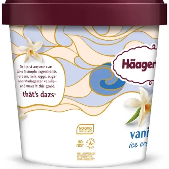 Haagen-Dazs Vanilla Ice Cream - 64 fl oz image {4}