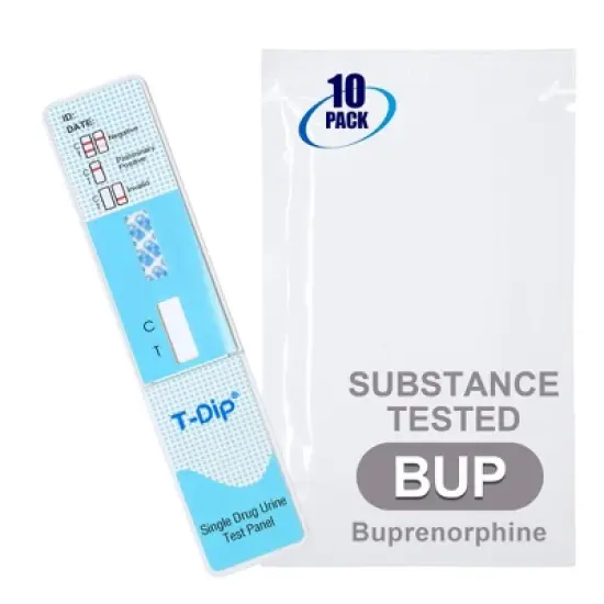 Mintegrity [10pk] - Buprenorphine (BUP) Single Panel Drug Tests Card, Single Panel BUP Screen Urine Drug Test Card | MT-WDBU-114 image {5}