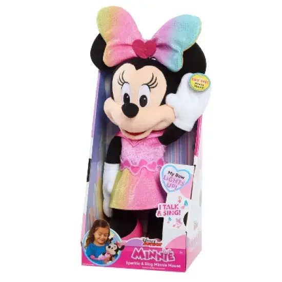 Disney Junior Sparkle & Sing Minnie Mouse Plush image {5}