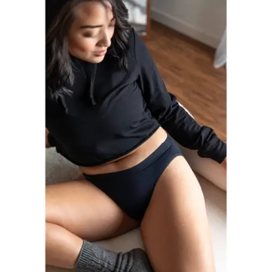 Saalt Leak Proof Period Underwear Regular Absorbency - Super Soft Modal Comfort Bikini image {6}