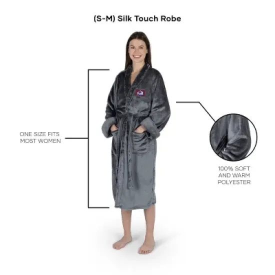 NHL Colorado Avalanche Silk Touch Bathrobe Small/Medium image {4}