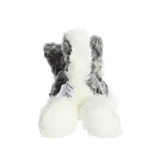 Aurora Mini Flopsie 8" Mush Husky Grey Stuffed Animal image {3}
