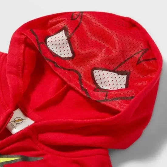 Boys' DC Comics The Flash Cosplay Hooded Sweatshirt - Red image {4}