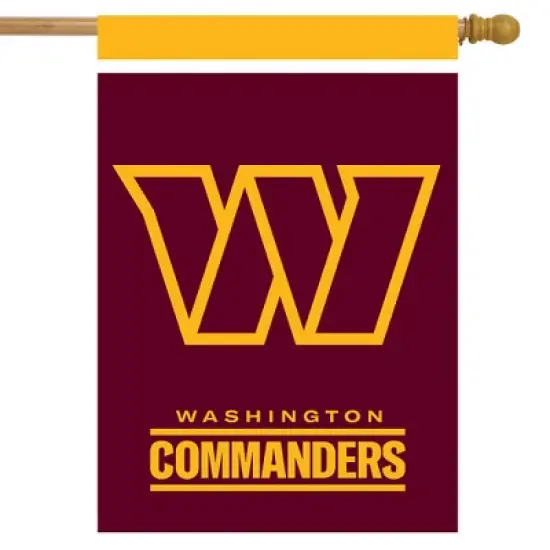 Briarwood Lane Washington Commanders House Flag 28" x 40" NFL Licensed image {1}