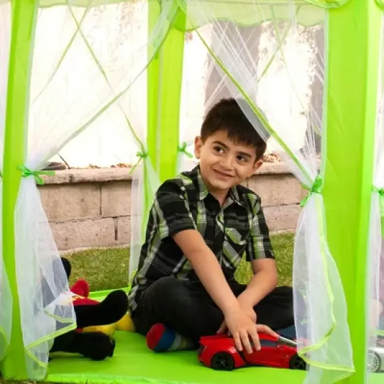 Ningbo Zhongying Leisure Products Green Hexagon Fantasy Castle Play Tent | 53 x 47 x 55 Inches image {3}