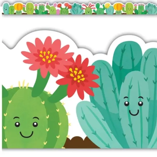 Teacher Created Resources&reg; Happy Cactus Crew Die-Cut Border Trim, 35 Feet Per Pack, 6 Packs image {2}
