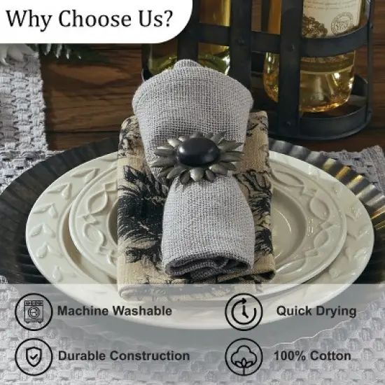 Park Designs Mist Chadwick Napkin Set of 4 image {4}