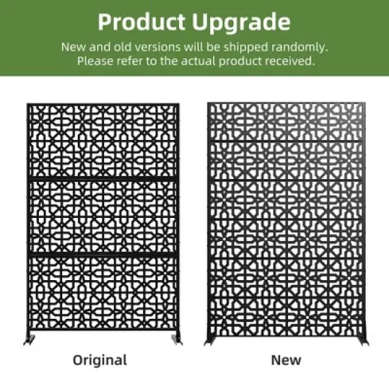 72" H&times;47"W Dovelina Brown Metal Planter Box with Trellis Privacy Screen for Caf&eacute; Patio,Garden & Balconies image {6}