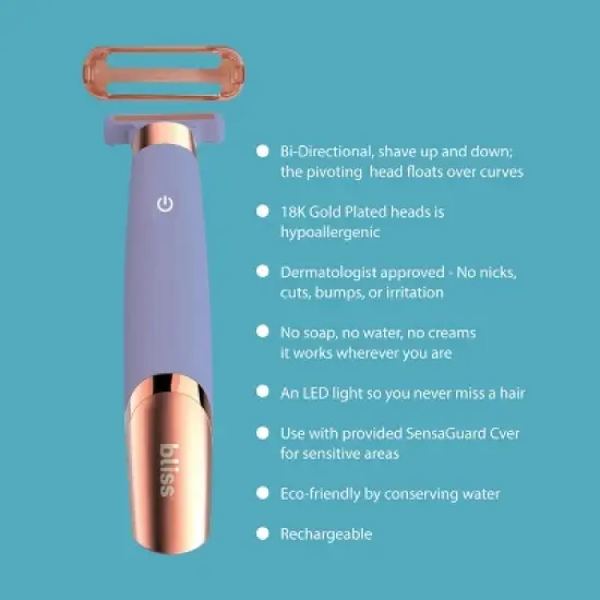 bliss Electric Body Hair Remover - Lavender image {2}