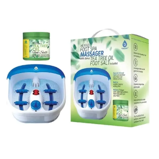 Pursonic Foot Spa Massager with Tea Tree Oil Foot Salt Scrub (Heating Function) image {1}