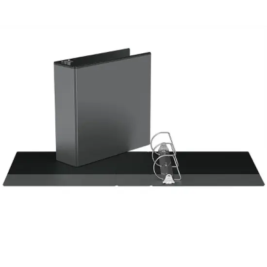 3" Premium Angle D Ring Binder 6pk Customizable View Black - Easyview image {1}