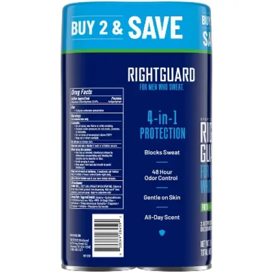 Right Guard Sport Spray Antiperspirant & Deodorant - Fresh Scent - 6oz/2pk image {2}