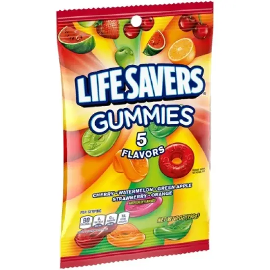 Life Savers Gummies 5 Flavors Gummy Candy - 7oz image {7}
