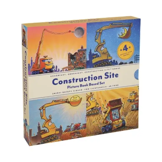 Construction Site Picture Book Boxed Set - (Goodnight Construction Site) by  Sherri Duskey Rinker (Hardcover) image {1}
