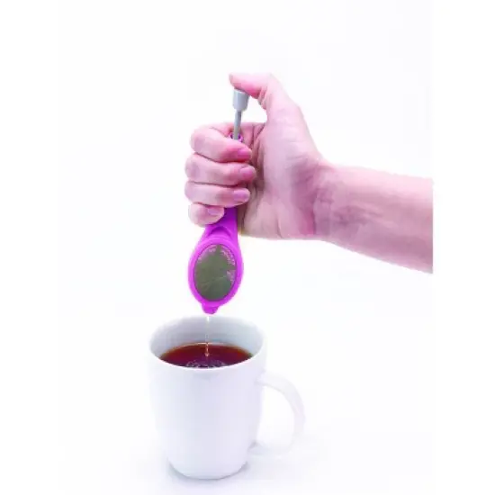 Jokari Loose Leaf Tea Infuser with Squeeze Pump for Full Bodied Tea also Use with Tea Bags image {1}