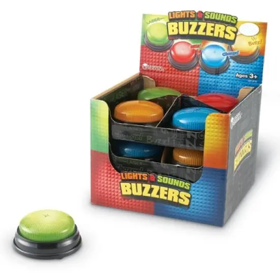 Learning Resources Lights and Sounds Buzzers - 12 Pieces, Ages 3+ Teacher and Classroom Supplies image {4}