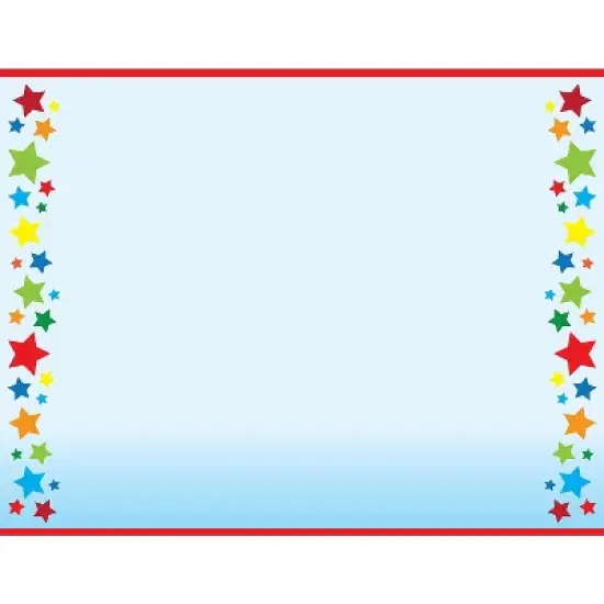 Masterpiece Studios Great Papers Rainbow Stars Certificate 60/Pack 2011858 image {1}