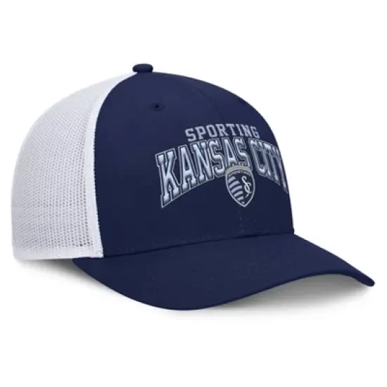 MLS Sporting Kansas City Structured Mesh Back Hat: Cotton, Snap Closure, Tagless Design image {2}