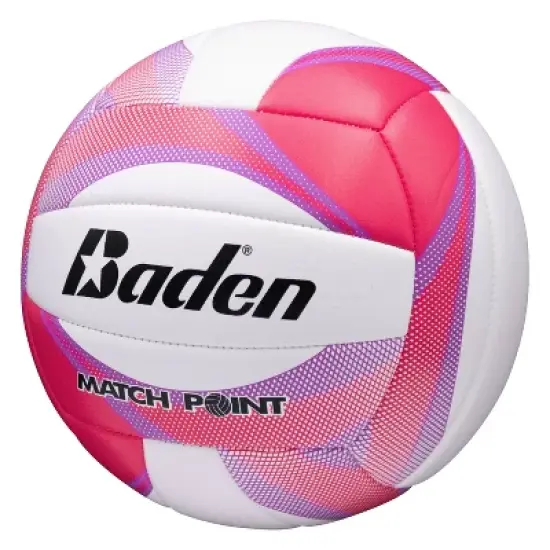 Baden Matchpoint Volleyball - Pink/Violet: Rubber Bladder 4+ Years image {1}