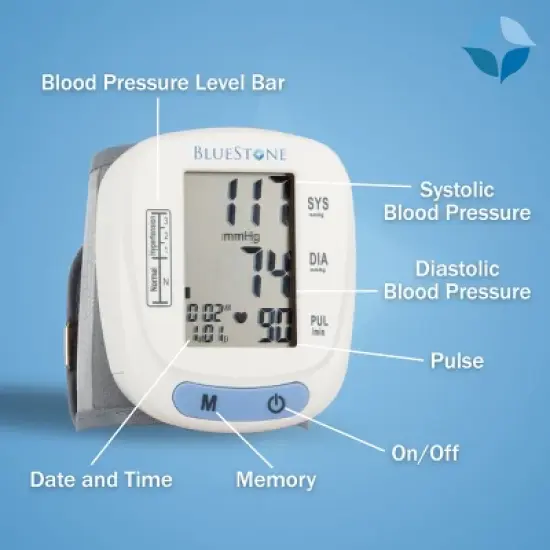 Bluestone Blood Pressure Machine with Digital LCD Screen and Storage Case image {2}