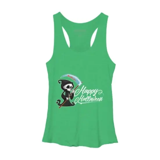 Women's Design By Humans HAPPY HALLOWEEN - Special Edition By wedenote Racerback Tank Top image {9}