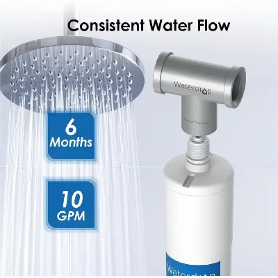 Waterdrop AP431 AP430SS Whole House Scale Inhibitor Filter, Heater Softener System, Prevent Scale Build Up On Hot Water Heaters, Pipes and Boilers image {6}