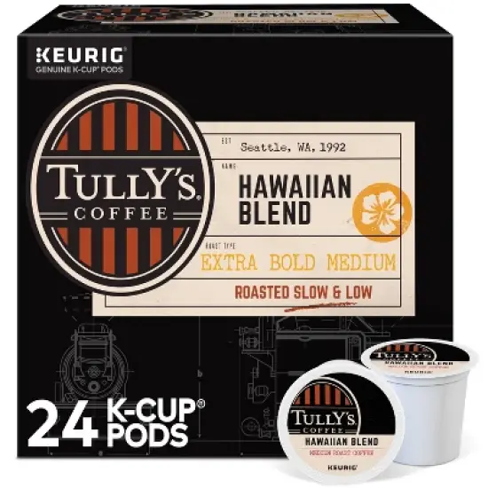 Tully's Coffee Hawaiian Blend Coffee Pods - Medium Roast - 24ct image {5}