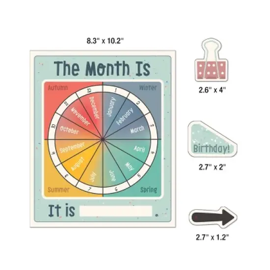 Carson Dellosa Education We Belong Calendar Bulletin Board Set (137 pieces) image {4}