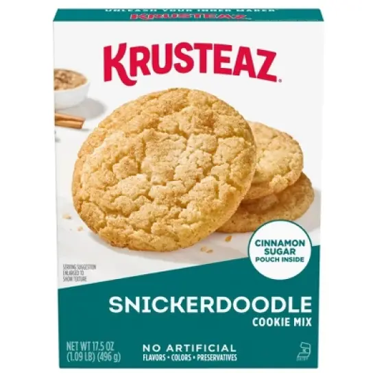 Krusteaz Snickerdoodle Cookie Mix, 17.5 oz Box (Pack of 4) image {6}